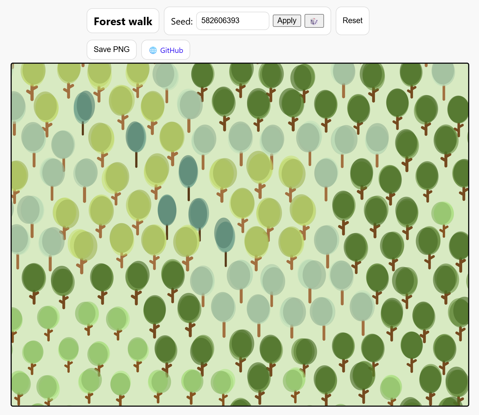 Screenshot of Forest Walk